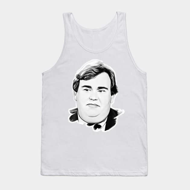 john candy black and white Tank Top by Illustration Planet